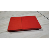 Playstation 2 Slim Scph 90006 Vermelho Com Defeito No Leitor E Só O Aparelho Sem Nada Pronto Pra O P L F3