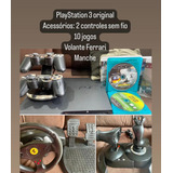 Playstation 3 Original Kit Volante Ferrari Completo 