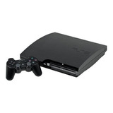 Playstation 3 Slim Sony Preto Usado Seminovo Perfeito