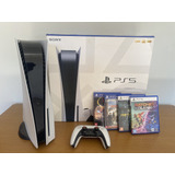 Playstation 5 825gb Com 4 Jogos Camera Hd Ps5