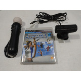 Playstation Move Bundle Câmera Jogo Original Ps3