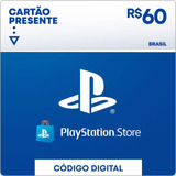 Playstation Network Card Psn Brasil Brasileira R 60 Reais