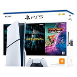 Playstation Ps5 Slim Standard Jogos Ratchet Clank And Returnal Branco 1 Tb