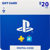 Playstation Store 20 Dólares Gift Card Us americana 