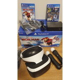 Playstation Vr Marvel Iron Man Zvr2 Bundle   Ps4