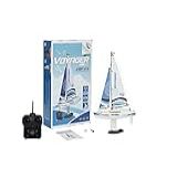 PLAYSTEAM Veleiro Voyager 280 2 4 GHz RC Alimentado Por Motor Em Azul 35 5 Cm De Altura