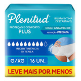 Plenitud Plus Roupa Íntima Para Incontinência G xg 16 Unidades
