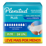 Plenitud Roupa Íntima Descartável Protect Pants Plus Com 24 Unidades Tamanho P m