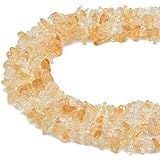 PLTbeads 5-8 Mm Citrino Natral Chips Cura Pedras De Cura Kit De Colar De Pulseiras De Pedra Irregular DIY Design Artesanato Joias Fazendo 1 Fio Por Saco Aproximadamente 84 Cm