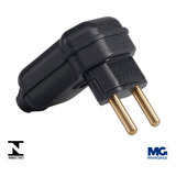Plug 2p Desmontável 90 20a C Prensa Cabos Preto Margirius