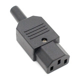 Plug Ac Tripolar C13 10a Fêmea 2 Unidades