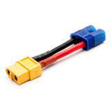 Plug Adaptador Conector Xt60 Femea Para Ec3 Macho