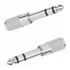 Plug Adaptador P2 Femea X P10 Macho Stereo Metal Blindado