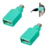 Plug Adaptador Teclado Mouse Usb Ps2 Modelo Antigo Pc 2 Pçs