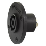 Plug Conector Amphenol Speakon Painel 2 Vias 4 Pólos Sp4mc