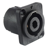 Plug Conector Amphenol Speakon Painel 2 Vias 4 Pólos Sp4md