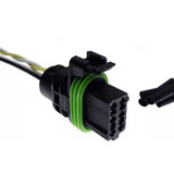 Plug Conector Chicote Para Tampa Bomba Combustivel Clio Sandero Logan Kangoo Flex