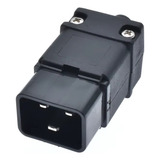 Plug Conector De Alimentação Iec320 C20 16a 250v