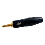 Plug Conector Hjh P2 Stereo Banhado