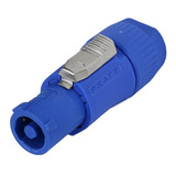 Plug Conector Macho Powercon Azul 20a Estilo Neutrik