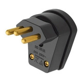 Plug Macho 90  Com Prensa Cabo 2p t 20a Preto 1490   Famec