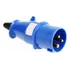 Plug Macho Industrial 2p t 16a Newkon Azul N3076 Steck