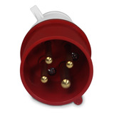 Plug Macho Industrial 3p T 16a 6h 380 415v Plugue Tomada
