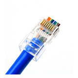 Plug Modular Rj45 Vazado
