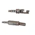 Plug P2 4 Polos Metal ( P3 ) Vias P/fones Mic Audio Video