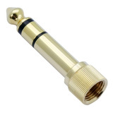 Plug P2 P P10 Banhado A Ouro Rosca Pioneer Bose Akg Shure