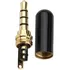 Plug P2 P3 4 Polos 4 Vias Audio Video Microfone Fone