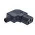 Plugue Conector Iec 320 C13 90 Graus   Fêmea