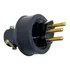 Plugue Tomada Emborrachada Macho 2p t 20a 250v