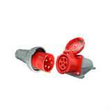 Plugue   Tomada Industrial 63a 3p t n  6h  380v 440v