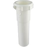 Plumb Pak Tubo De Extensão PP20552 Diâmetro De 3 8 Cm X 15 2 Cm C Junta Deslizante PVC Branco