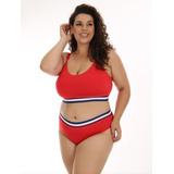 Plus Size 50 52 54 56 58 60 Conjunto Calcinha Sutiã Sem Bojo