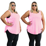 Plus Size Blusinha Camiseta