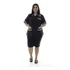 Plus Size Conjunto Bermuda E Jaleco Copa Empregada Doméstica