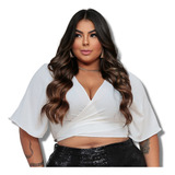 Plus Size Feminino Cropped