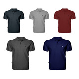 Plus Size Kit 03 Camisas Polo Masculina Piquet G1 g2 g3 E G4