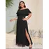 Plus Size Vestido Y Macacao Vestido Feminino Longo Vermelho 