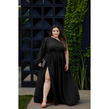 Plus Size Vestido Y Macacao Vestido Longo Feminino Plus Size