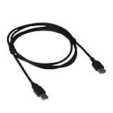 PlusCable Cabo Extensor USB PC-USB3002 Preto - 3 Metros USB 2-0 Ponta A USB A Macho E Ponta B USB A Fêmea