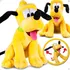 Pluto De Pelúcia 30cm Original Boneco Mexe Orelhas Disney