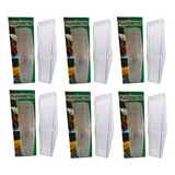 Pluviômetro Multitec 150mm Medidor Chuva Kit Com 6 Unidades