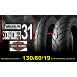 Pneu Dianteira Para Moto Michelin Scorcher 31 Sem Câmara De 130/60 B19 H 61 X 1 Unidade