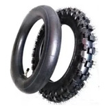 Pneu Mini Moto Cross 2 50 10 C Cravos Câmara Ar Aro 10