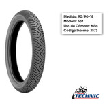 Pneu Moto Honda Cbx Technic 90 90 18 57p Tl Traseiro Sport R
