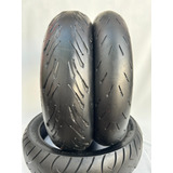Pneu Moto Michelin Road 5 R 120 70 17 160 60 17 Usado Cb Xj6