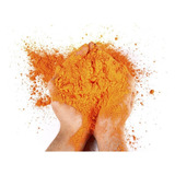 Pó Colorido Holi Neon Carnaval Festa Ensaio Kit C 10 Cor Laranja